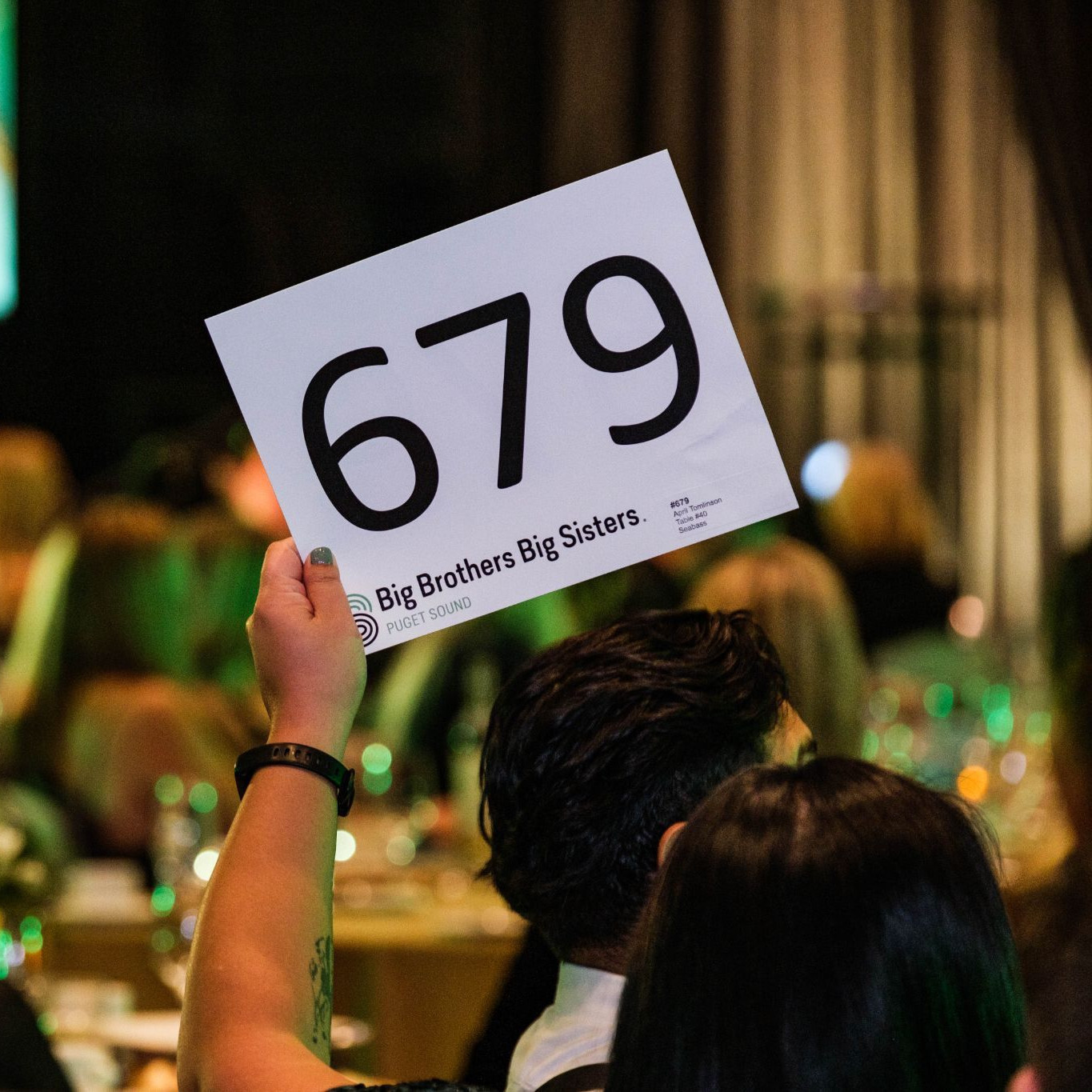 Raising paddle number